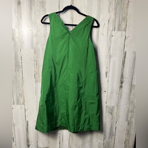 Lida Baday Unique Green Sleeveless Dress size 10 - Picture 2 of 10